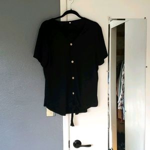 Black tie bottom top